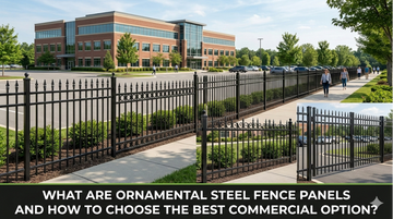 What Are Ornamental Steel Fence Panels And How To Choose The Best Commercial Option?
