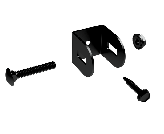 Tru-View Residential Flat Mount "U" Bracket Includes nuts, bolts, and screws