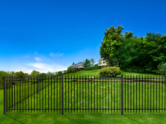 TruView Ornamental - Steel Fence Panels - Pinnacle - Pressed Point
