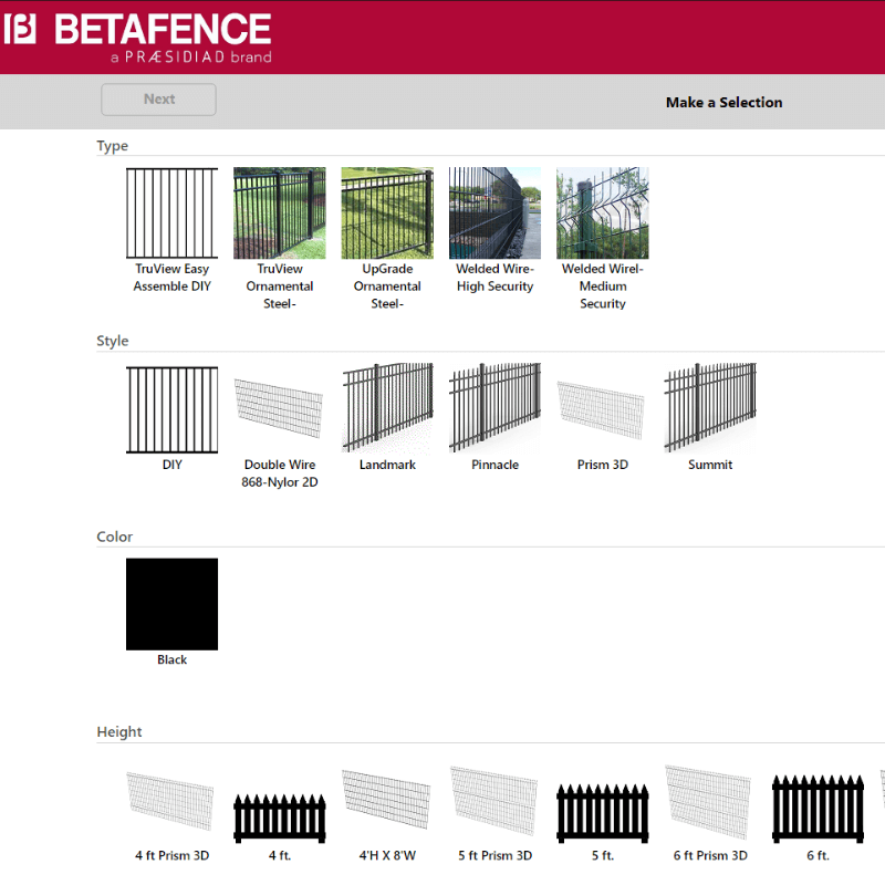 Step 5 Fence Material